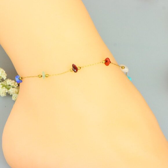 Handmade Anklet – A Stylish Choice for Women, Thoughtful Gift Idea, EVCH1109 - Picture 5 of 9
